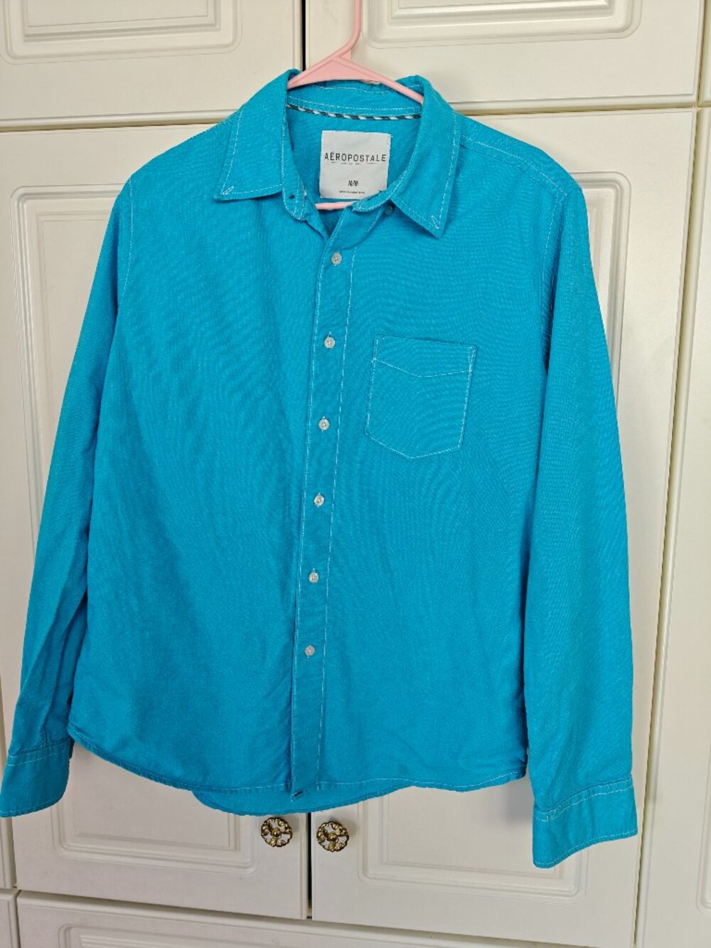 Aeropostale Teal Shirt, Size Medium